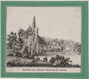 Die Ruinen des ehemaligen Klosters Altzella bei Nossen in Sachsen