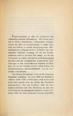 Über Pseudoleukaemie : Inaug. Diss.