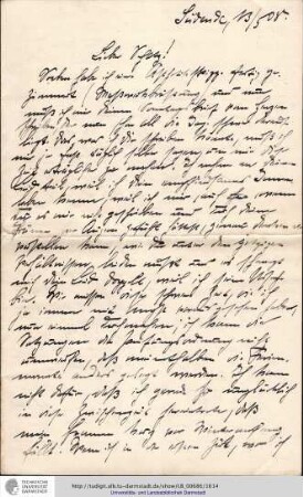 Brief vom 13.05.1908
