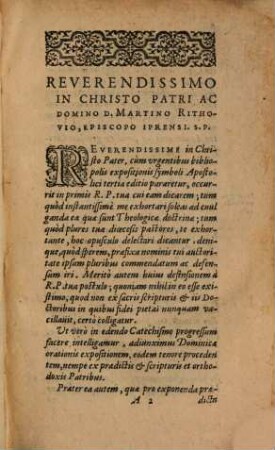 Brevis Et Catholica Symboli Apostolici Explicatio
