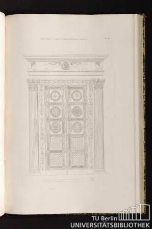 Pl. 82. Porte Dans Le Cloitre De L'Eglise De St.e Croix A Florence.