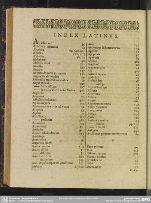 Index Latinus