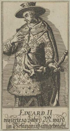Bildnis von Eduard II., König von England