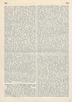 275-278 [Rezension] Werdermann, Hermann, Das religiöse Angesicht Amerikas