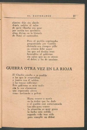 Guerra otra vez en La Rioja