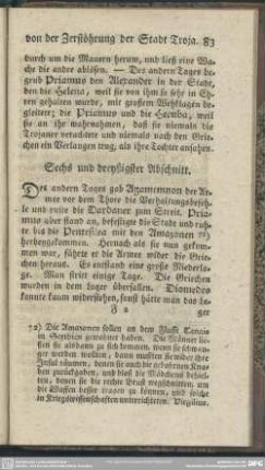 Sechs und dreyßigster Abschnitt