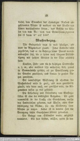 Wasserbezug