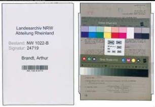 Entnazifizierung Arthur Brandt , geb. 04.08.1898 (Fahrmeister)