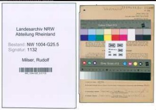 Entnazifizierung Rudolf Milser , geb. 21.03.1915 (Schuhmacher)