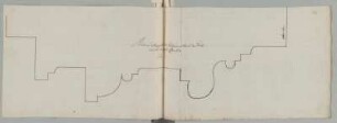 Rom, Palazzo del Grillo, Portal, Profil : Rom, Palazzo del Grillo, Portal, Profil mit Maßangabe, unbekannter Zeichner, 1. Hälfte 18. Jh. Feder/Papier. 25,1 x 73,5 cm. Bez.: "Modine della porta del Palazz al torro de Gril virino al monte Cavallo".