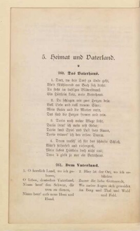 5. Heimat und Vaterland