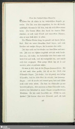 Von der katholischen Kapelle