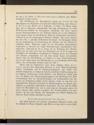 Einrichtungen hinter der Front