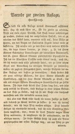 Vorrede zur zweiten Auflage