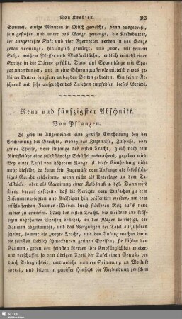 Neun und fünfzigster Abschnitt. Von Pflanzen