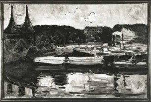 Lübecker Hafen : Edvard Munch (1863-1944). Lübecker Hafen