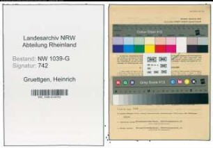 Entnazifizierung Heinrich Gruettgen , geb. 13.03.1896 (Stadtbeamter)