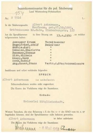 Ackermann, Albert
