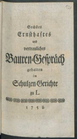 6: ... gehalten im Schulzen-Gerichte zu L