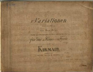 V Variationen über das Thema aus Don Juan Treibt der Champagner das Blut erst im Kreise : für das Piano-Forte
