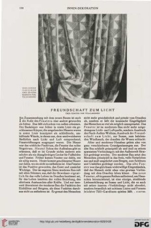 40: Freundschaft zum Licht : über Fenster und Tüllgardinen