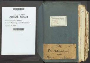 Demobilmachung. Specialia. Bd. 2