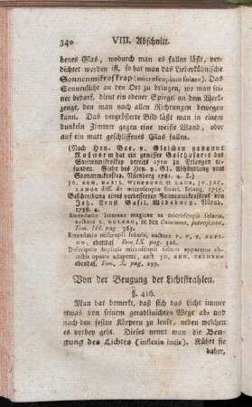 Von der Beugung der Lichtstrahlen