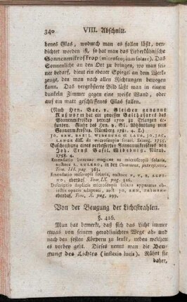 Von der Beugung der Lichtstrahlen