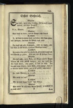 Erstes Gespraech [- Sechstes Gespraech]