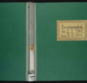"Beerdigungsbuch" Hauptfriedhof