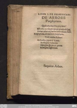 De Arbore Porphyriana.