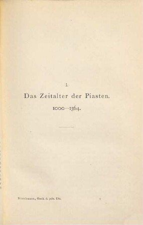 Geschichte der polnischen Litteratur