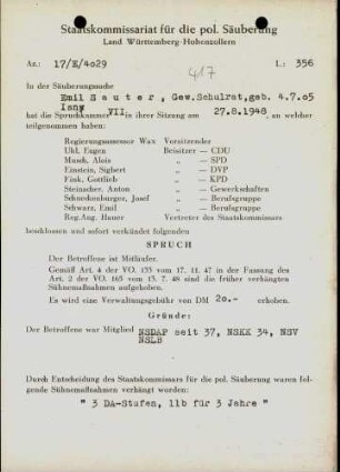 Sauter, Emil
