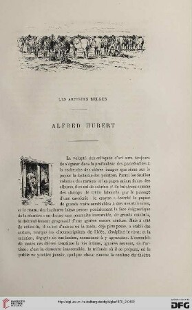 2. Pér. 13.1876: Alfred Hubert : les artistes belges