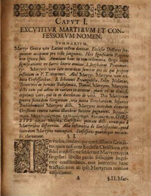 Casparis Sagittarii ... De martyrum cruciatibus in primitiva ecclesia liber