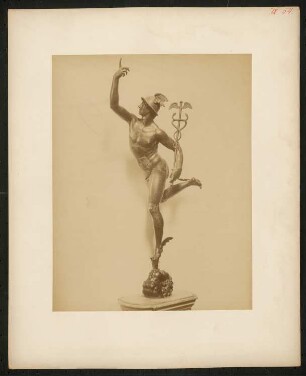 Nationalmuseum Bargello (Museo Nazionale del Bargello), Florenz: Ansicht, Merkur von Giambologna