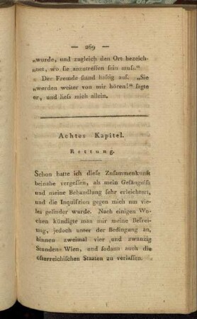 Achtes Kapitel. Rettung.