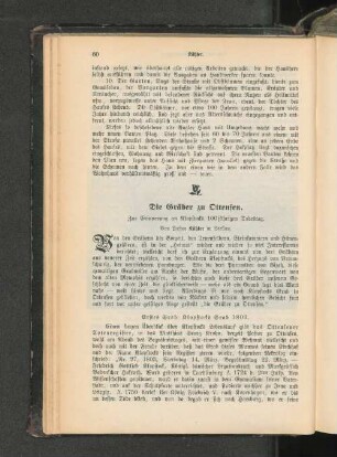 Die Gräber zu Ottensen.