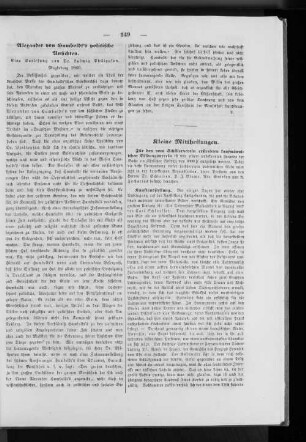 Alexander von Humboldt's politische Aufsichten.