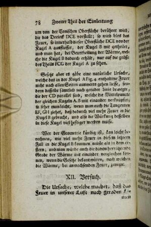 XII. Versuch. - XXIV. Versuch.