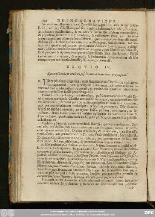Sectio IV. Quomodò veritas possit contra Haereticos propugnari.