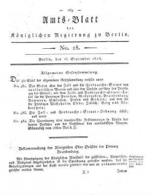 No. 28, 16. September 1818