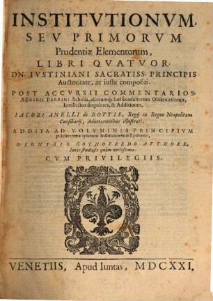 Institutiones Iustiniani