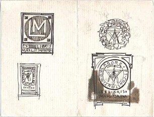 Littmann, Max; Exlibris - Ansichten