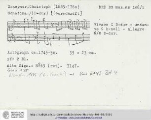 Sonatina (D-dur)