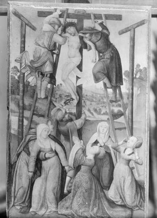 Kreuzabnahme, Beweinung und Grablegung Christi