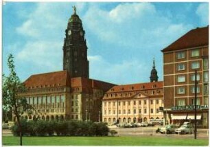 Dresden. Neues Rathaus mit Gewandhaus
