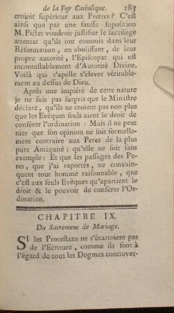 Chapitre IX. Du Sacrement de Mariage.
