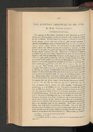 The Egyptian Chronicle of Ibn Iyas.