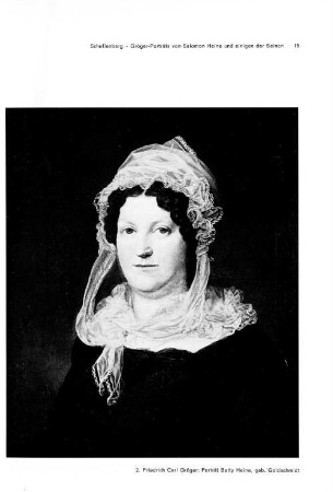 2. Friedrich Carl Gröger: Porträt Betty Heine, geb. Goldschmidt